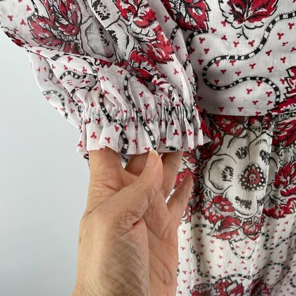 NWT The Vampire's Wife The Guardian Meadow Rose Print Poplin Maxi Dress US12 - Picture 13 of 16